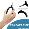 WXUP HOPS Small U-Shape Wall Hooks-Spiral U-Hooks,Screw-in Hook, 3.9 x