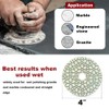 Casaverde 100mm Diamond 3 Step Polishing Pads,Wet Granite Diamond Pads