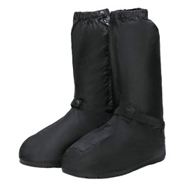 nakira Motorcycle Boot Cover Shoe Cover Shoe Cover Waterproof Shoe Cover L nkr1132 (Black)