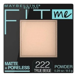Fit Me Maybelline Polvo Compacto Mate Poreless Normal-grasa Tono 222 True beige