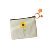 NUTFORD 12OZ Canvas Purse Pouch Cotton Linen for Coins, Cosmetic