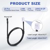 PATIKIL 10K NTC Temperature Sensor, 6 Pcs 15.7 Inch 1%