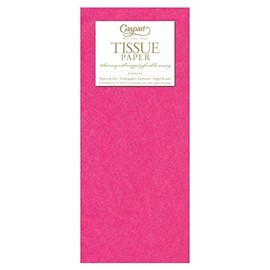 Caspari Solid Tissue Paper in Fuchsia, 24 Sheets Included