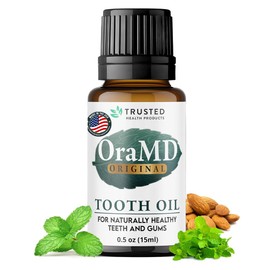 OraMD 4-in-1 Original Strength Tooth Oil- Clinically Tested Gum Disease Treatment, Gingivitis Treatment, Periodontal Disease Treatment, Sensitive Teeth and Gums - All-Natural Solution (1-Pack)