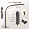 LINTYLE Clip on Desk Lamp, 5W LED Reading Light, 400