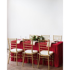 The Folding Table Cloth 6 Foot Red 30x72x29