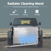 Radiator Cleaning Wand with 1/4''Quick Coupler,Dual Purpose RadiatorFlush Kit for