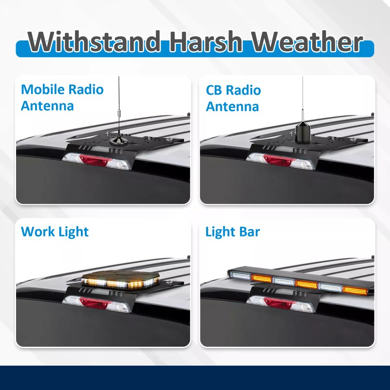 SI No Drilling Magnetic Light Bar Cab Mount for Ford