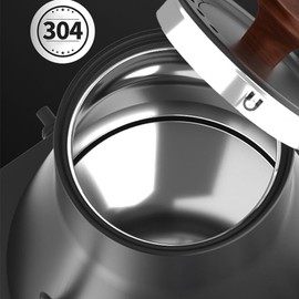 ZBCUUG Gooseneck Electric Coffee Kettle, 1200W Quick Heating, ±1℉ Temperature Control, Stainless Steel Inner Pot for Pour Over Coffee & Tea (Black, 220V EU Plug)