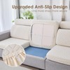 Genina Couch Cushion Covers Waterproof, Stretch Sectional Couch Covers, Sofa