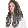Spanish Mantilla Triangular Mantilla Lace Head Covering Mass Catholic Church