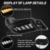 PGTOPONE Switchback White/Amber LED Front Side Marker Headlight Daytime Running