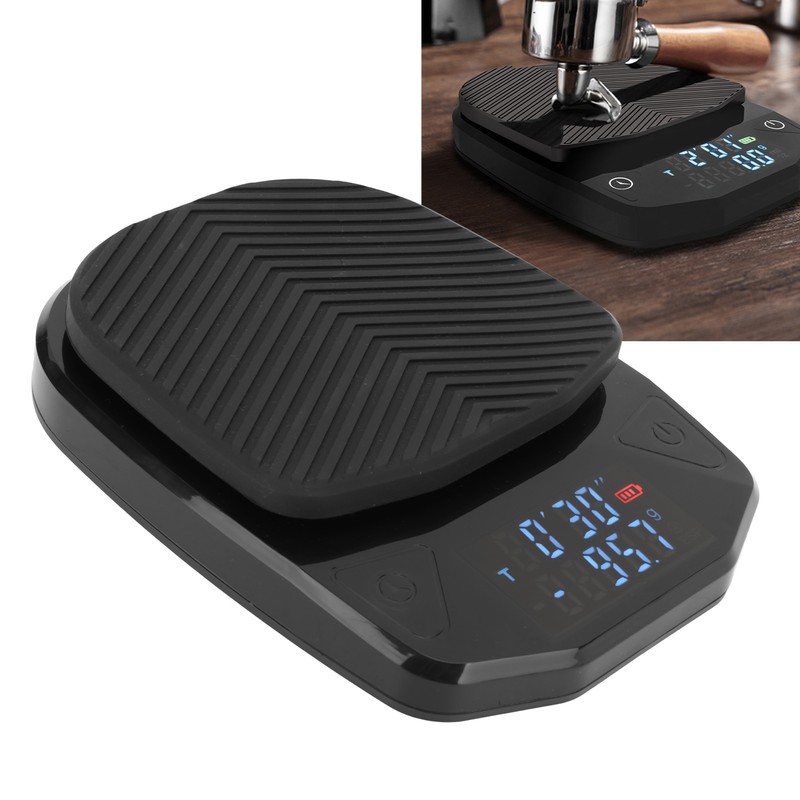 Digital Coffee Scale Rechargeable Clear Display Digital Food Scale with
