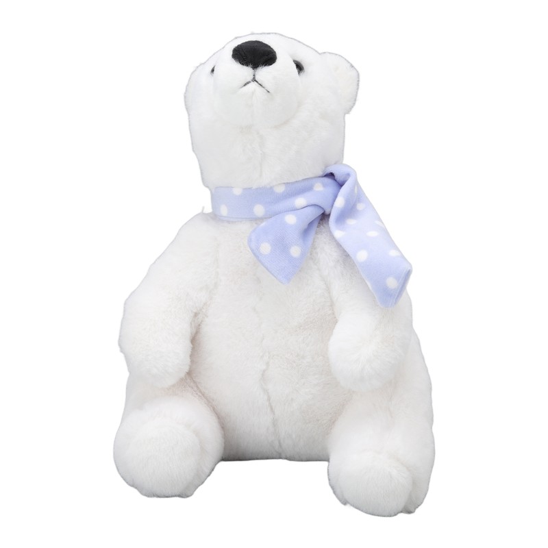 White Bear Stuffed Baby Soft Comfortable Cream Animal Plush Sleep