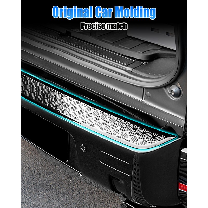 Rear Bumper Anti-Scratch Guard Protection Cover Compatible with Land Rover