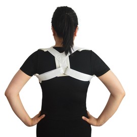 Lixinsunbu Posture Corrector Adjustable Compression Shoulder Support Strap for Upper Back, Kyphosis, Scoliosis, Hunchback – Clavicle & Fracture, Posture Straightening Belt for Men & Women (X-Large)