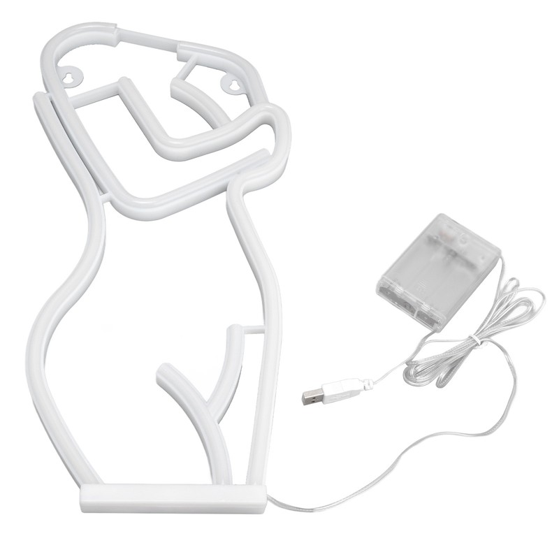 LED Neon Light Neon Sign Body Shape Art Wall Decorative