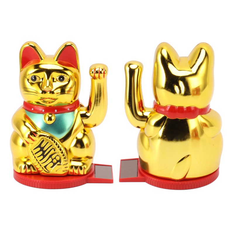 Solar Energy Powered Wealth Welcoming Cat with Waving Arm 6