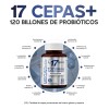 Probióticos 17 Cepas de 120 Billones Megabiotic Premium Edition 30