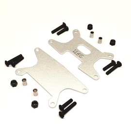 kingfly Aluminum Suspension Bracket Reinforcement Plate for Tamiya GF-01