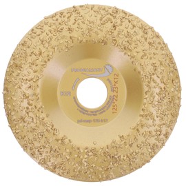 PRODIAMANT Grinding Disc Diameter 125mm K12 - Tungsten Carbide Coated Grinding Wheel for Angle Grinder, Coarse, Ideal for Grinding, Shaping and Claw Care