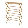 HOME IT Heavy Duty Wooden Clothes Drying Rack - Bamboo