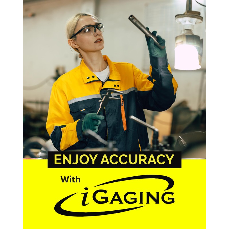 iGAGING EZCal Digital Caliper 0-8"/200 mm - IP54 Electronic Caliper