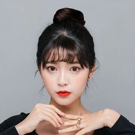 Ollim ponytail wig (KYR-WE4346D) natural brown (b) / 올림 똥머리 당고머리 가발 (KYR-WE4346D) 네츄럴브라운(b)