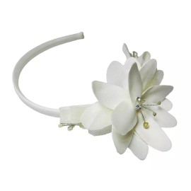 ivory organza Tiaras Bridesmaid Headbands Princess Girls and womens Tiara /4413