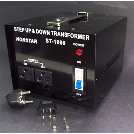 Norstar 1000 watt Step Up Step Down Voltage Transformer Converter With Fuse Protection -