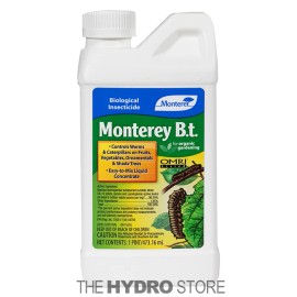 Monterey B.T. 1 Pint - Bacillus Thuringiensis Organic Insect Pest Control pt BT