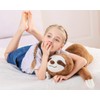 24" Weighted Stuffed Animals, 4.2lb Cute Weighted Plush Toy Throw
