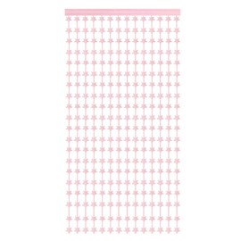 sourcing map Rose Gold Stars Backdrop, Rose Gold Curtains 3.3x6.6ft Glitter Star Twinkle Decor Foil Fringe Garland Banner Decorations for New Year Birthday Party Wedding Celebration