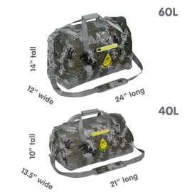 Skog Å Kust DuffelSak Waterproof Duffel Bag | 60L DigiCamo