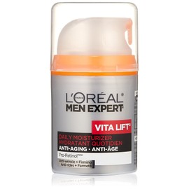 L'Oreal Paris Men's Expert Charcoal Facial Cleanser & Anti-Wrinkle & Tightening Facial Moisturizer Gift Set (Set of 2) / 로레알 파리 남성 전문가 숯 페이셜 클렌저 & 주름 방지 및 강화 얼굴 보습제 선물 세트(2개 세트)