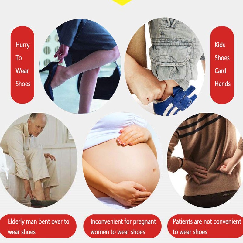 Ginkgo Shoe Horn 19.7 inch Long Handled Shoehorn, Premium ABS