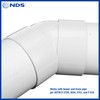 NDS 6P03 PVC 45-Degree Elbow, 6-Inch, for Hub X Hub