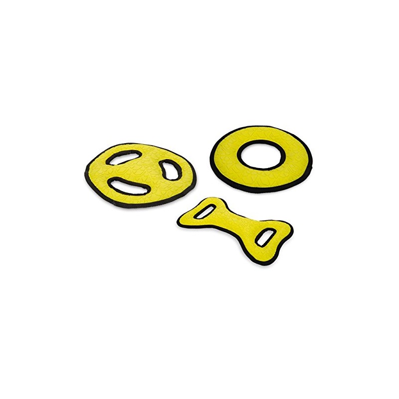 Beeztees Fetch Rubber ø: 21.5 cm Yellow Ring