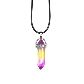 VIE VIE Double Point Pencil Pendant, Black String ((Colour B))