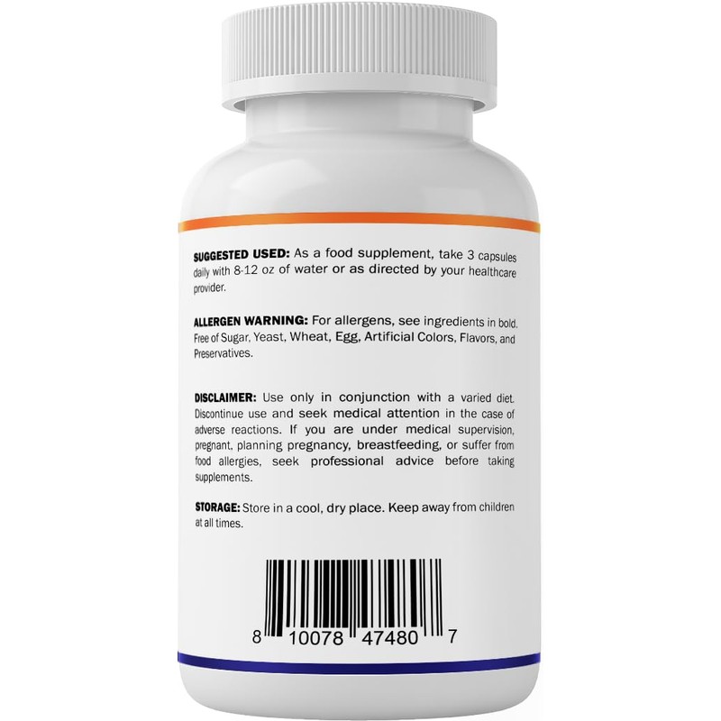 Vitamatic Glycine Supplement, 2000mg Per Serving, 300 Count, Non-GMO, Gluten