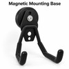 Magnetic Garage Hook, Heavy-Duty Double-Prong Tool Hanger, No-Drill Magnetic Storage