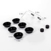 WACOOL Magnetic Reptile Ledge, Acrylic Gecko Feeding Ledge with 6PCS