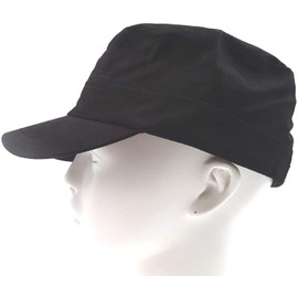 [Kyoto Okazaku] Large Hat Army Military Cap Large Size Work Cap (65cm), Black