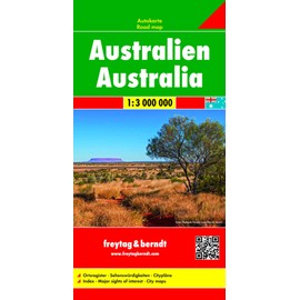 Australien, Autokarte 1:3.000.000: Auto + Straßenkarten (freytag & berndt Auto + Freizeitkarten, Band 187)