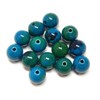 Chrysocolla Chrysocolla Azurite Gemstone Beads Round 4 mm 6 mm
