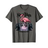 Mystical Flamingo Summoning Ritual Sleep Token Surreal T-Shirt