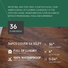 VallisCo Peel and Stick Vinyl Flooring 36 Pack 54 Sq.Ft,