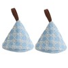 Triangle Pot Holder, Set of 2, Heat Resistant Mittens, Oven