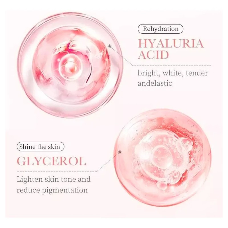 Kit Skincare Bioaqua Agua De Rosas Con Ácido Hialurónico