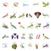 54 Pcs Mantis Stickers - Fascinating Insect Designs, Premium PVC,